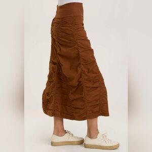 XCVI Gored Peasant Skirt In "Russet Pigment", Size XL